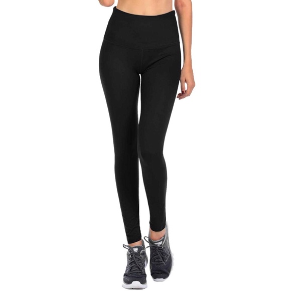 Wide Waistband Super Soft Stretchy Yoga Leggings w Pocket - Picture 2 of 5